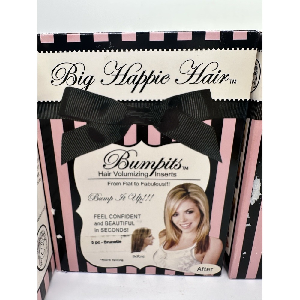 New Bumpits Hair Volumizing Leave-In Inserts 5 Piece Brunette